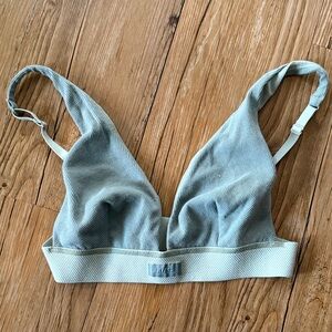 SKIMS Light green Ribbed Bralette